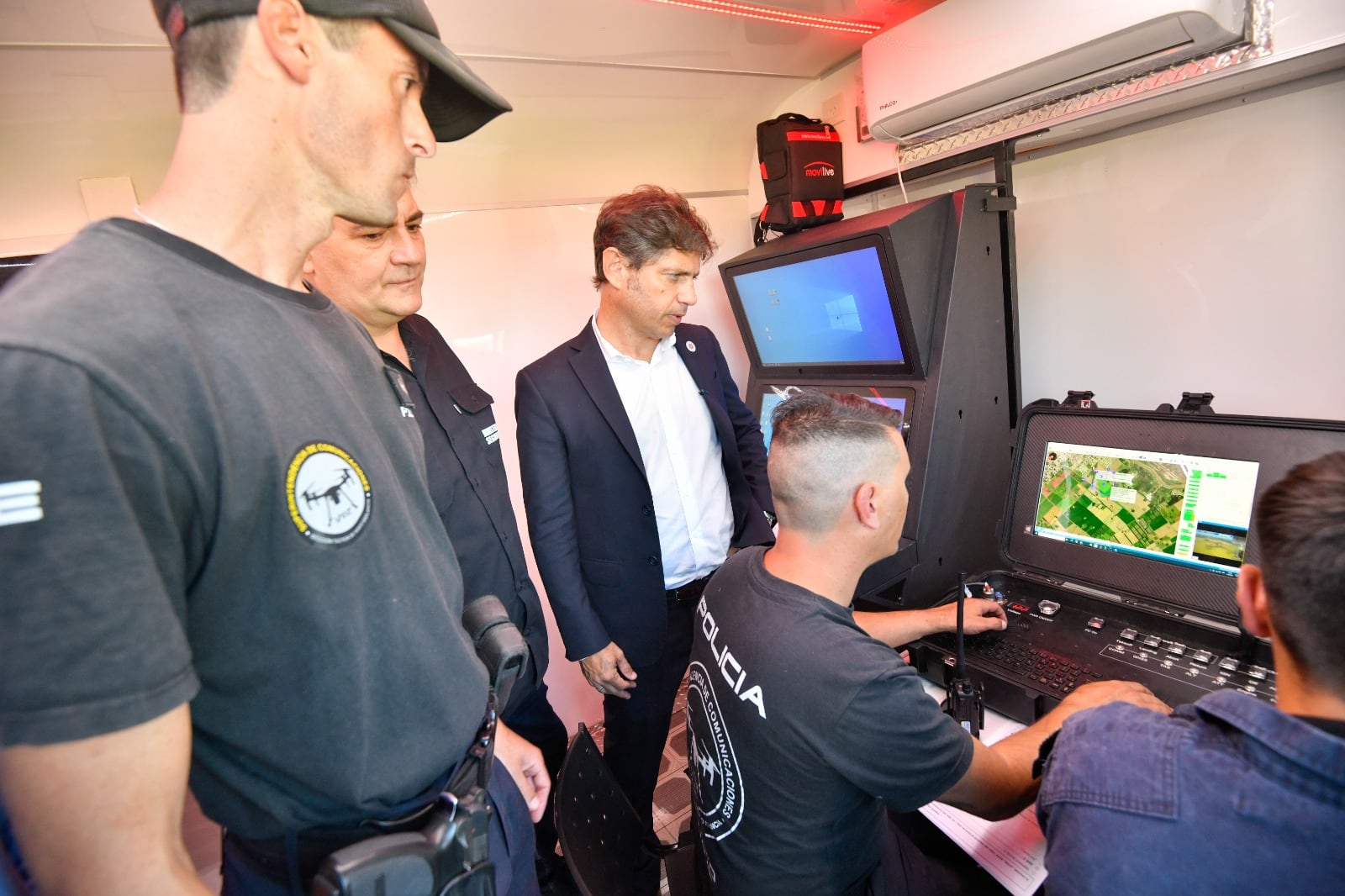 Axel Kicillof estuvo este viernes en Baradero. 
