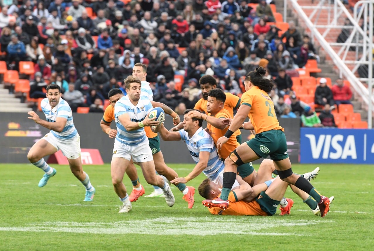 Argentina arrancó con orden, pero luego se rindió ante los Wallabies