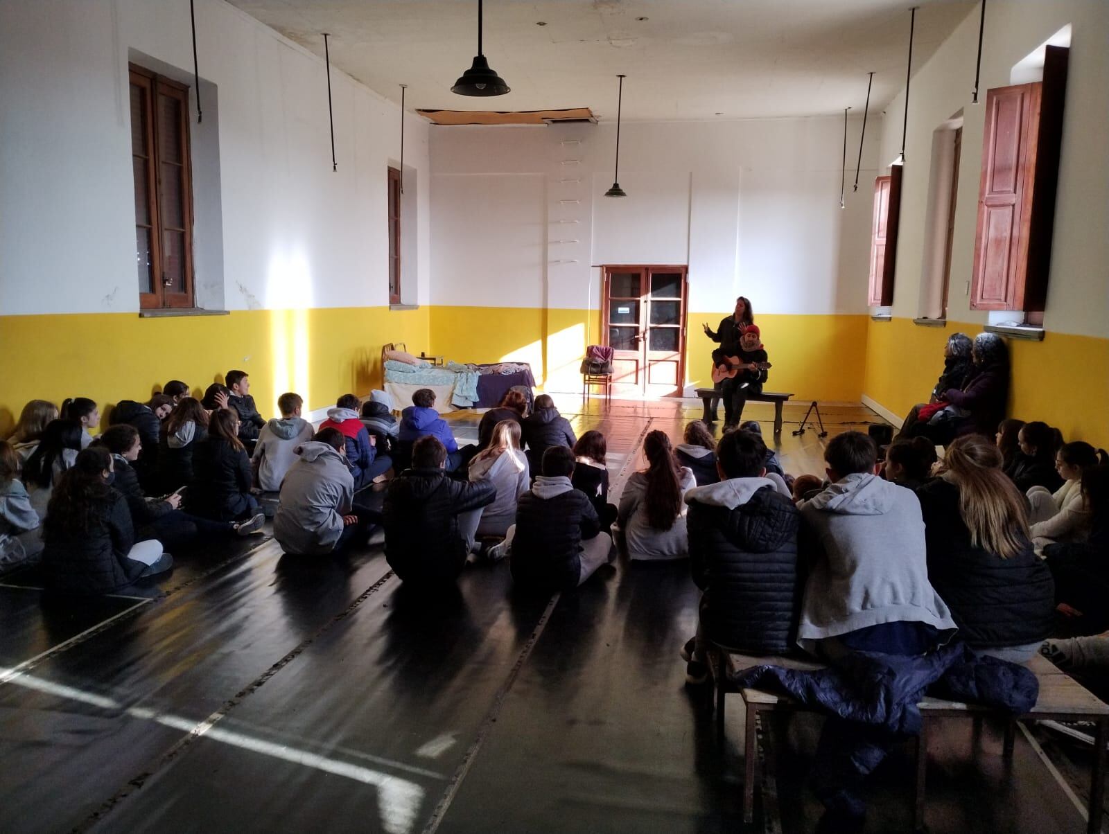 Improvisando un escenario. 