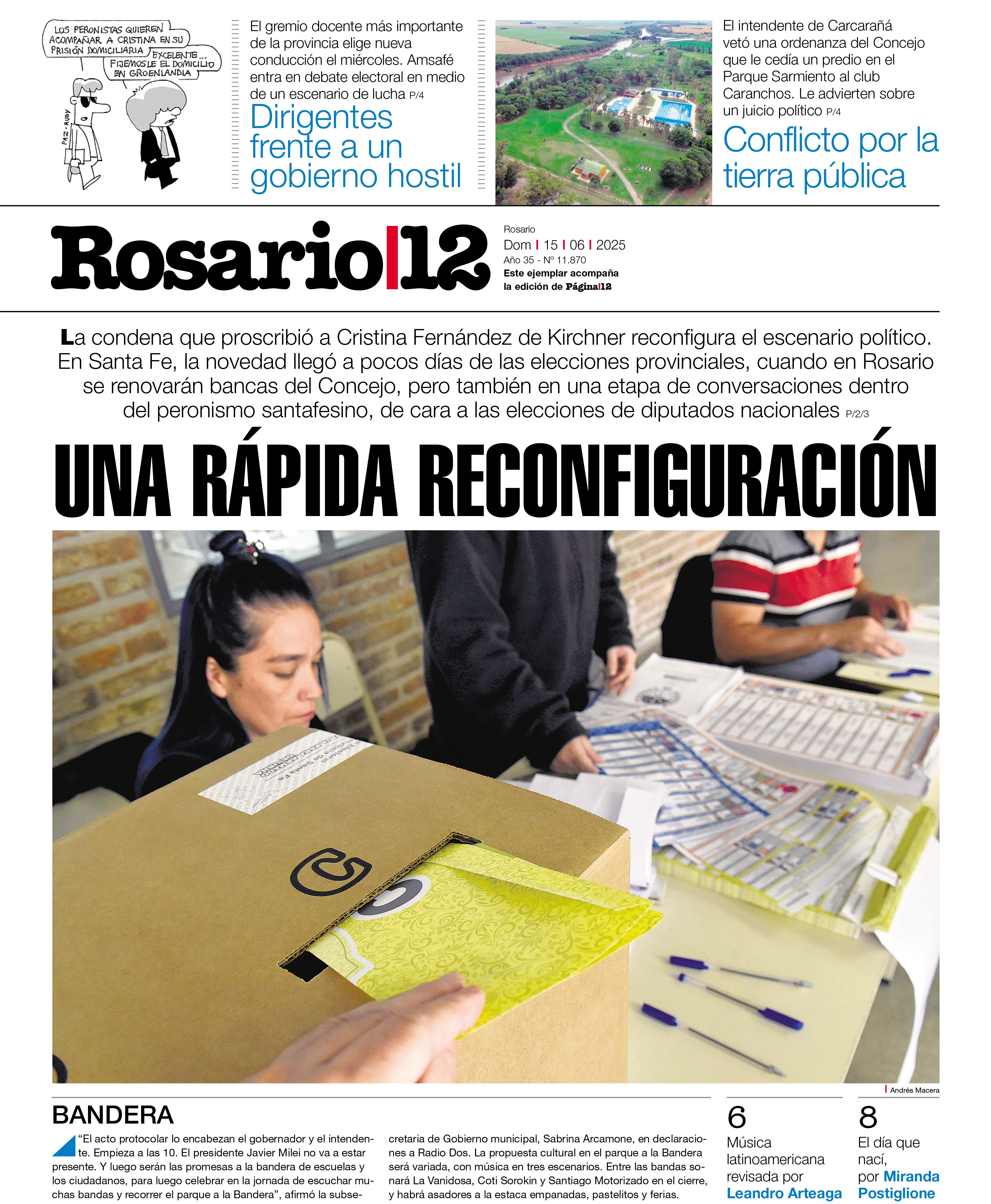 Cálculos para la elección local - 14/06/2025