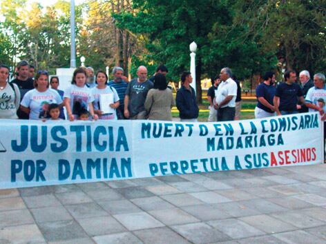 Los familiares de Damián Sepúlveda reclaman justicia.