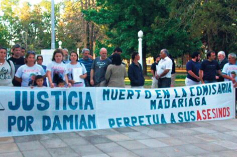 Los familiares de Damián Sepúlveda reclaman justicia.
