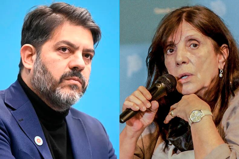 El ministro de Gobierno, Carlos Bianco, y la senadora provincial Teresa García.