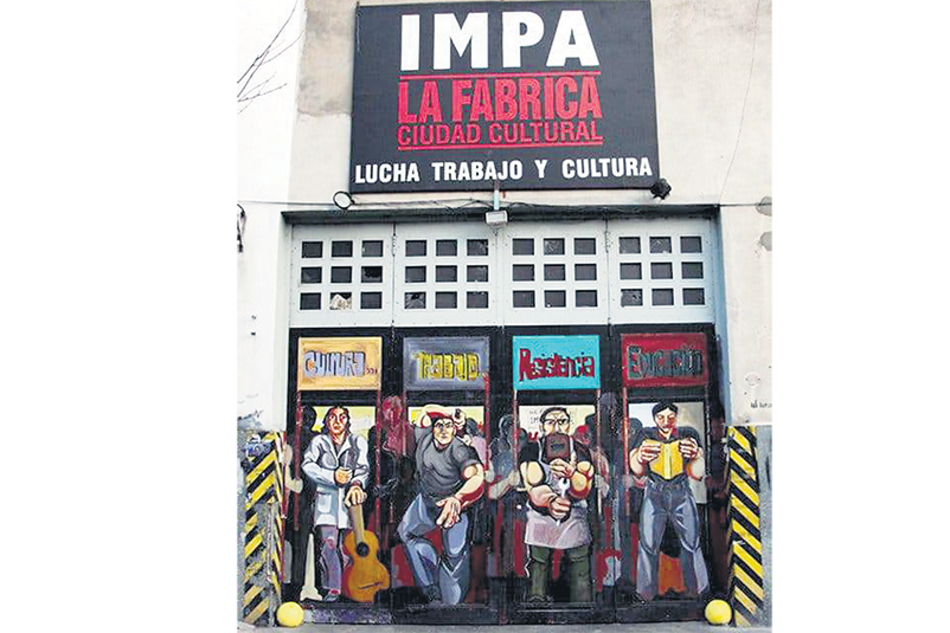IMPA, fábrica recuperada incluida en la recorrida de la Noche de los Museos.