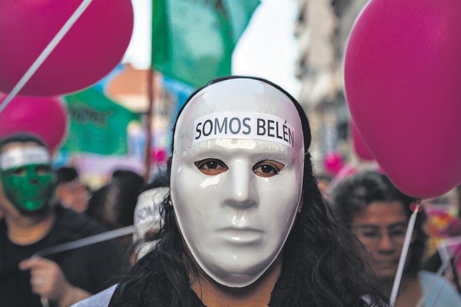 El caso Belén se convirtió en un símbolo de los derechos vulnerados de las mujeres: hubo numerosas marchas en su apoyo.