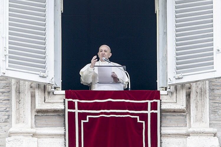 Francisco, en el Angelus del domingo pasado. 