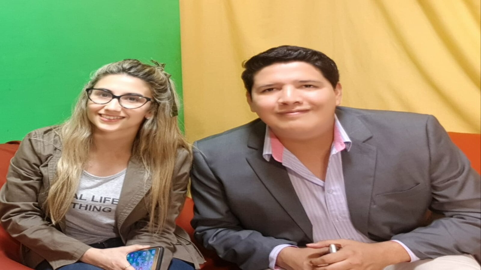 Concejales Macarena Navarro y Pablo Cuellar