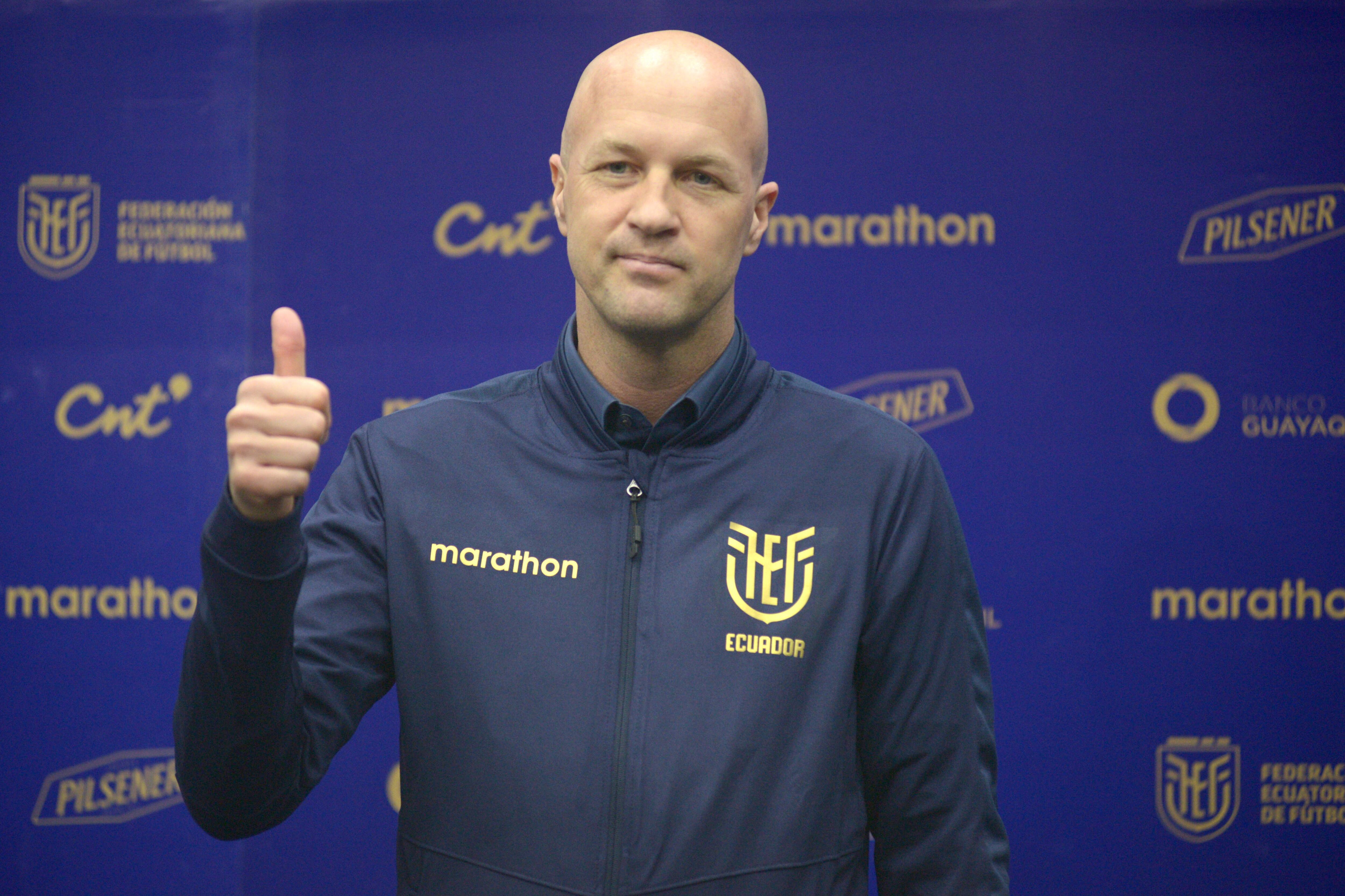 Jordi Cruyff, flamante entrenador de Ecuador.