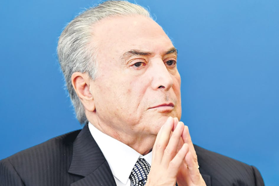 Temer enfrenta una grave crisis política y económica; fue acusado de corrupción pasiva.