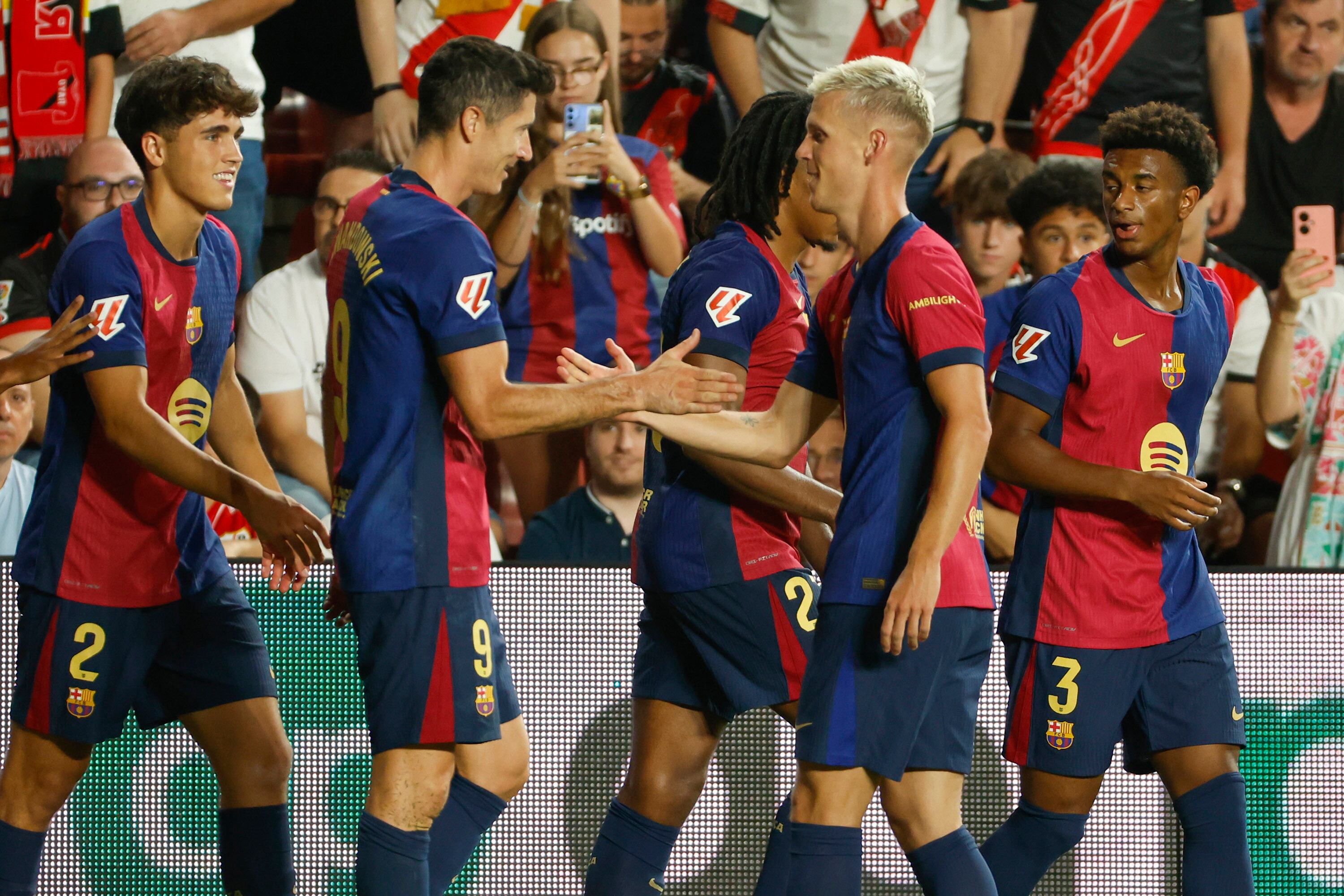 Gran victoria azulgrana como visitante de Rayo Vallecano