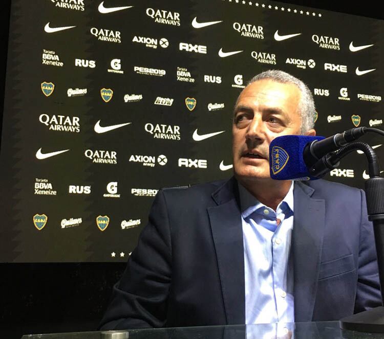 Alfaro, durante la presentación de esta tarde.