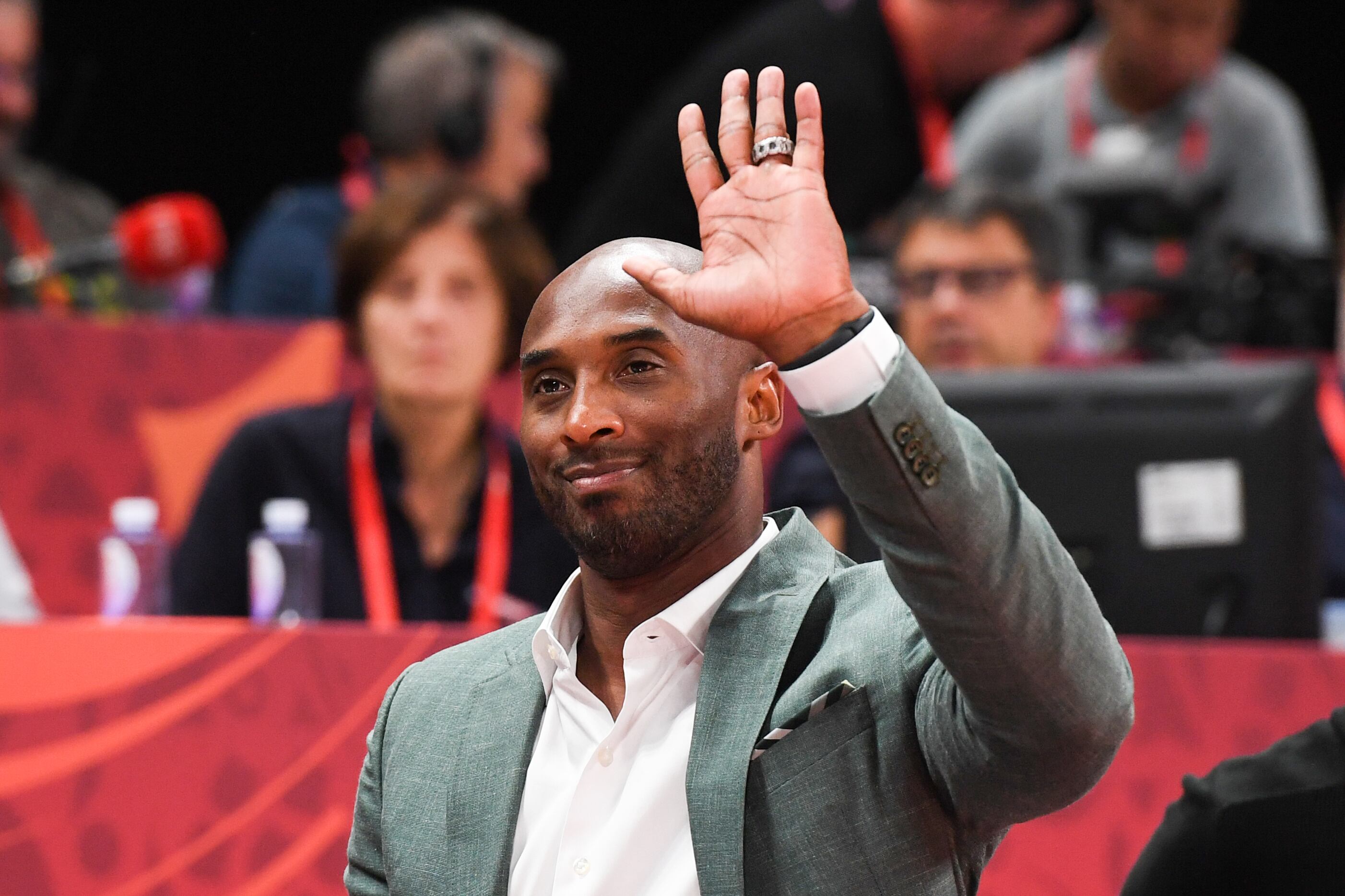 Kobe Bryant, durante el Mundial 2019, donde participó como embajador del deporte.