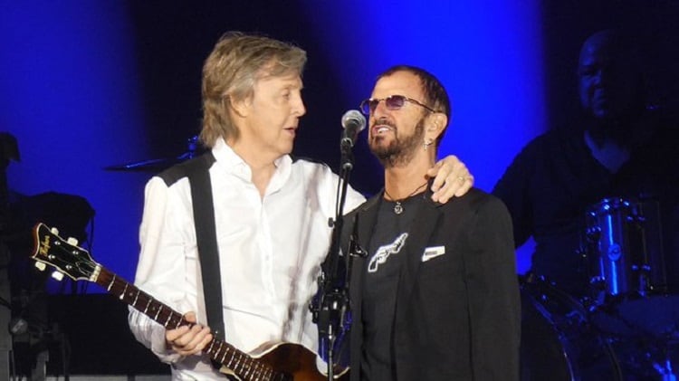 Paul y Ringo se reunieron en homenaje a Lennon. 