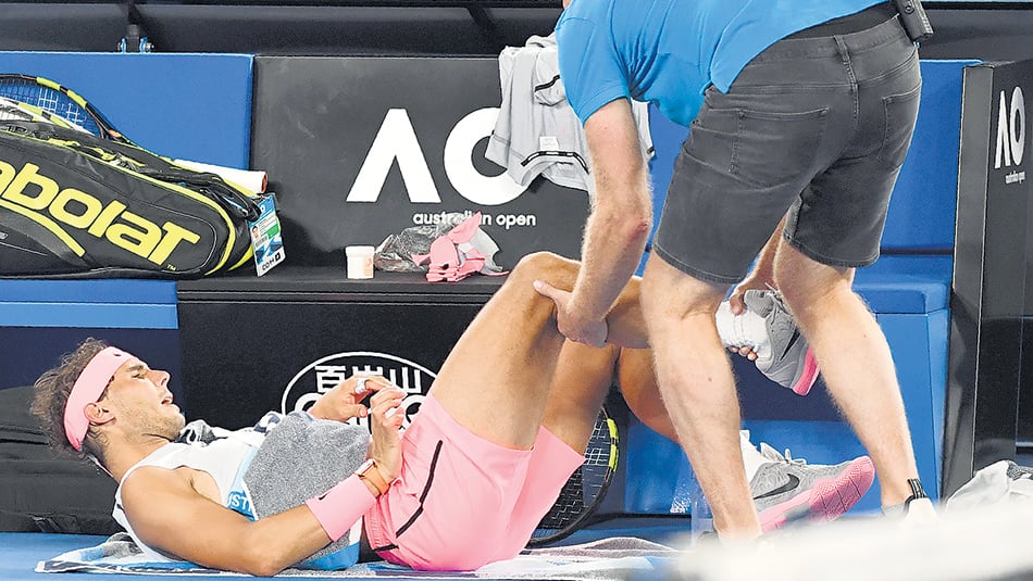 Nadal, con su retiro, le sirvió la segunda victoria a Cilic en siete encuentros.