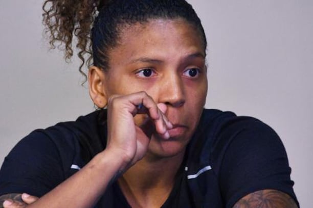 "Estoy limpia", dijo Rafaela Silva en conferencia de prensa.