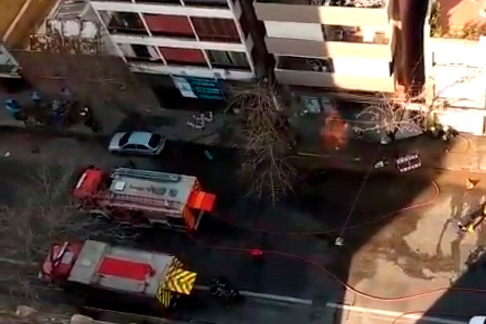 Los Bomberos controlaron el fuego.