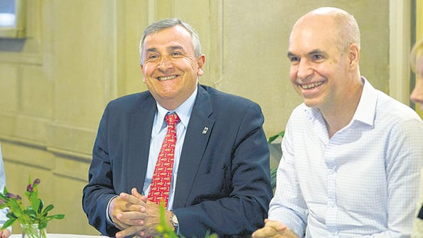 Gerardo Morales y Horacio Rodríguez Larreta no quieren que caiga la actividad económica.