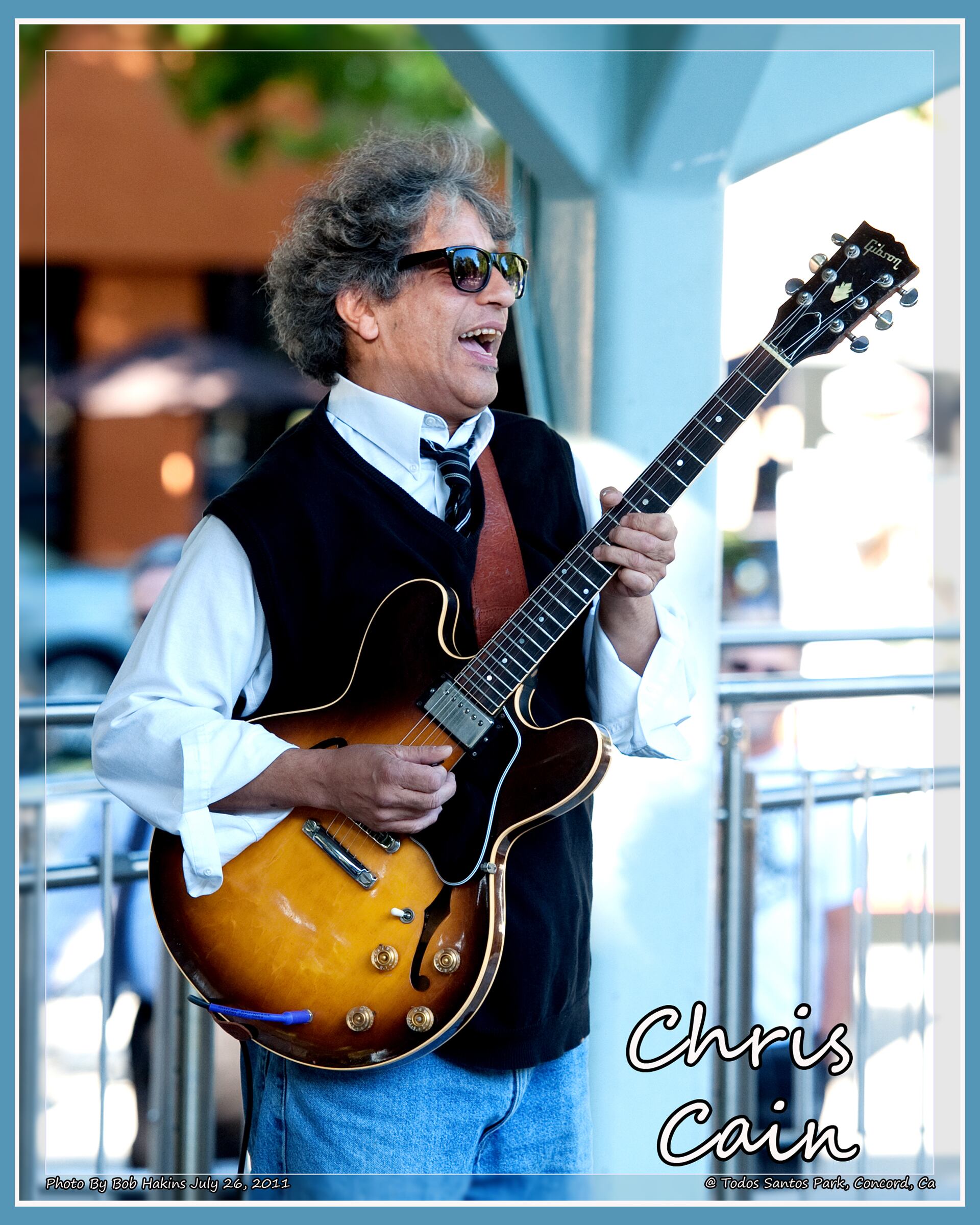 Chris Cain, blues y jazzman nacido en Memphis.