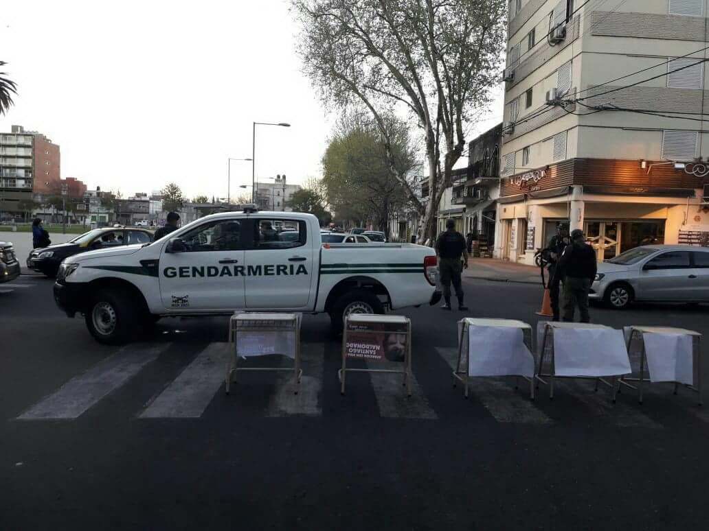 En el acto de ayer, se sumaron críticas al accionar de Gendarmería el jueves a la noche.