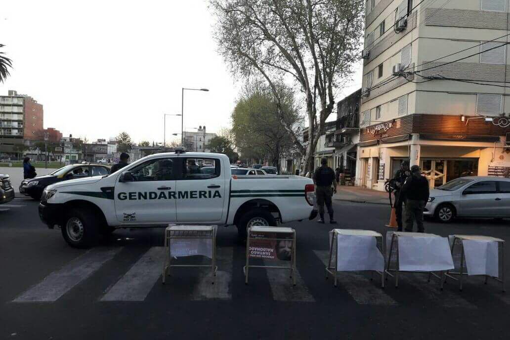 En el acto de ayer, se sumaron críticas al accionar de Gendarmería el jueves a la noche.