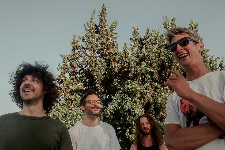 Jorge Capriotti, Mariano Conti, Damián Coco y Esteban Manino son Aguas Tónicas