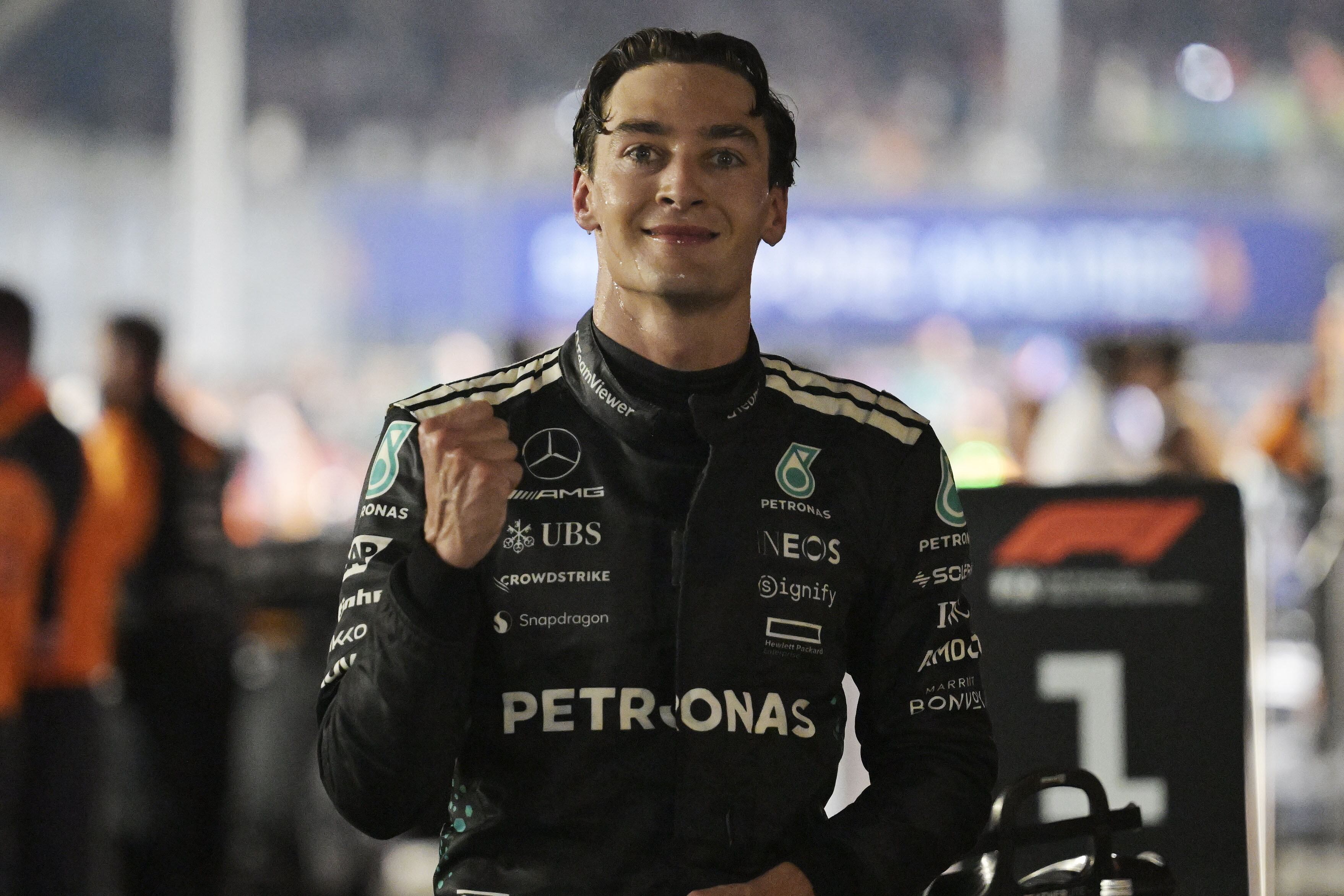 Russell viene de ganar el GP de Singapur hace diez días