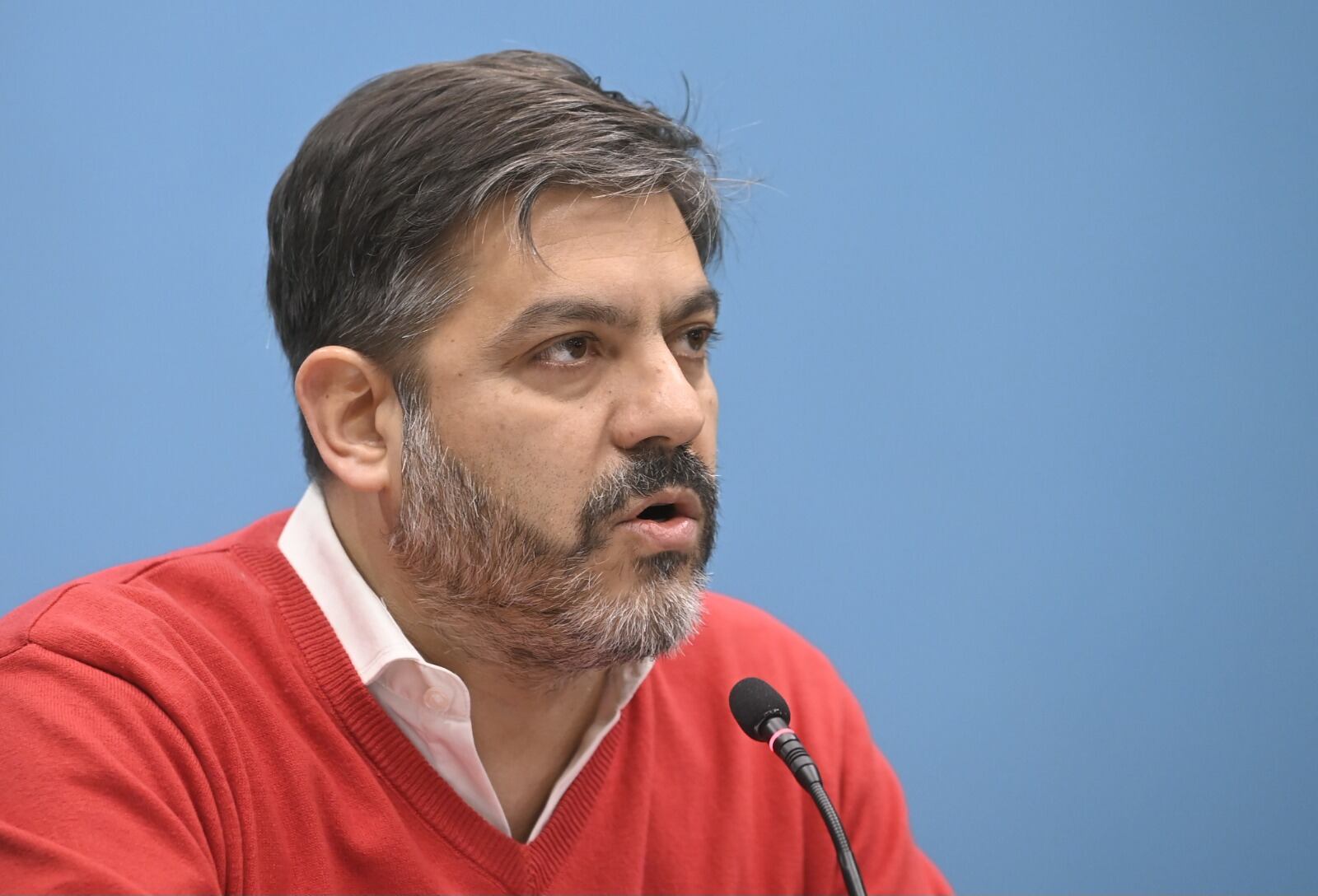 Carlos Bianco, ministro de Gobierno de la Provincia. 