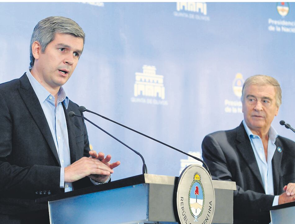 El jefe de Gabinete, Marcos Peña, reconoció que habló “al pasar” sobre el Correo con Oscar Aguad.