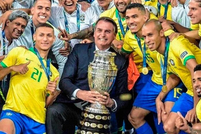 Bolsonaro sacó rédito político de la Copa América 2019