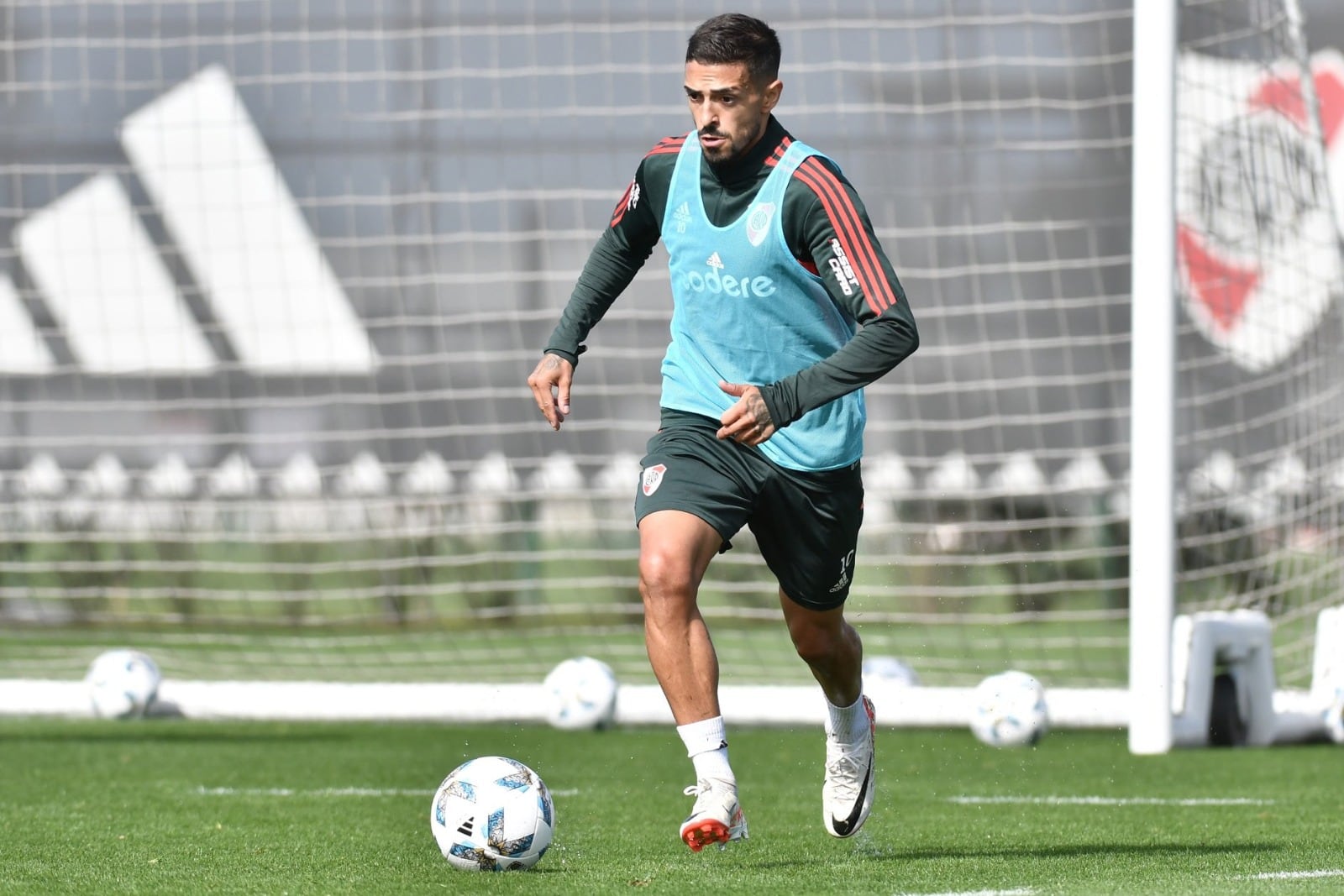 Lanzini fue titular en los dos partidos de River en Estados Unidos.