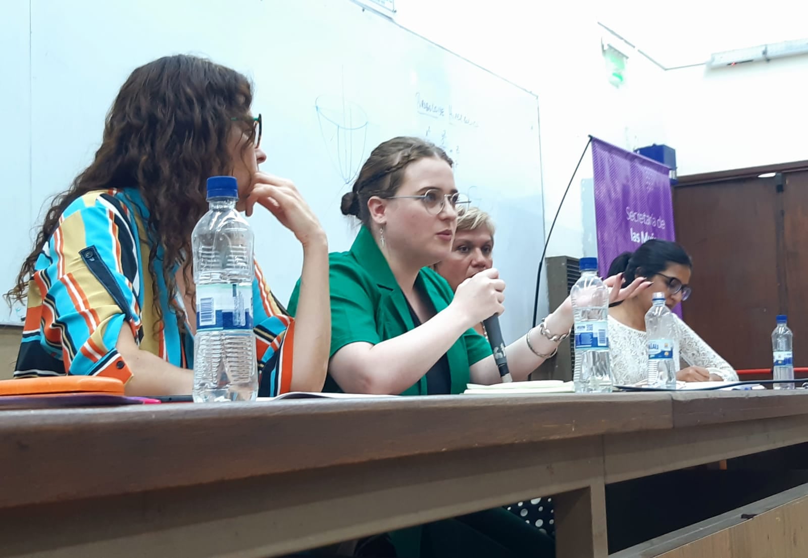 Paula Rodríguez, Candelaria Botto y Alejandra Garzón