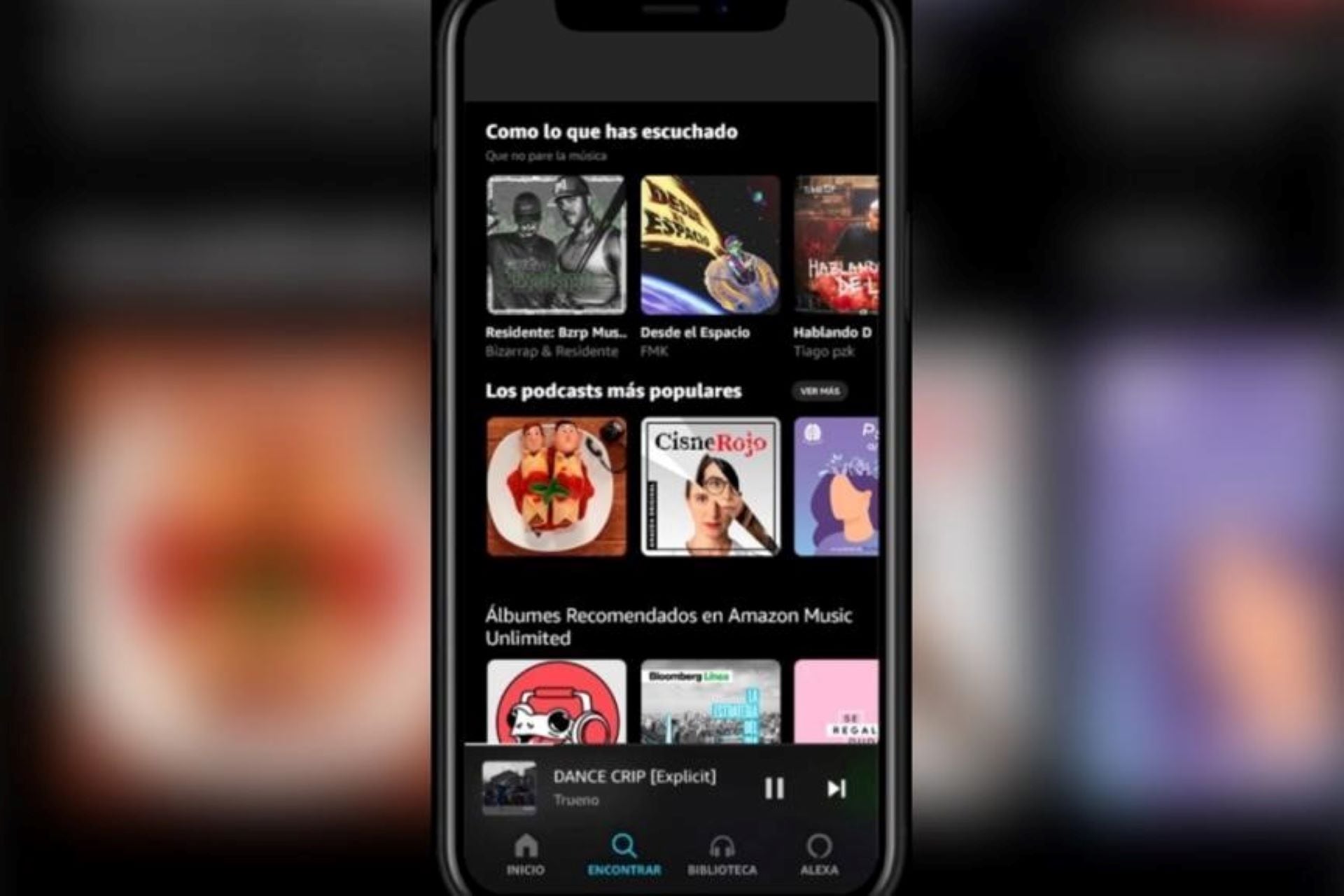 Anunciaron el lanzamiento de "Amazon Music para Argentina". Imagen: Amazon. 