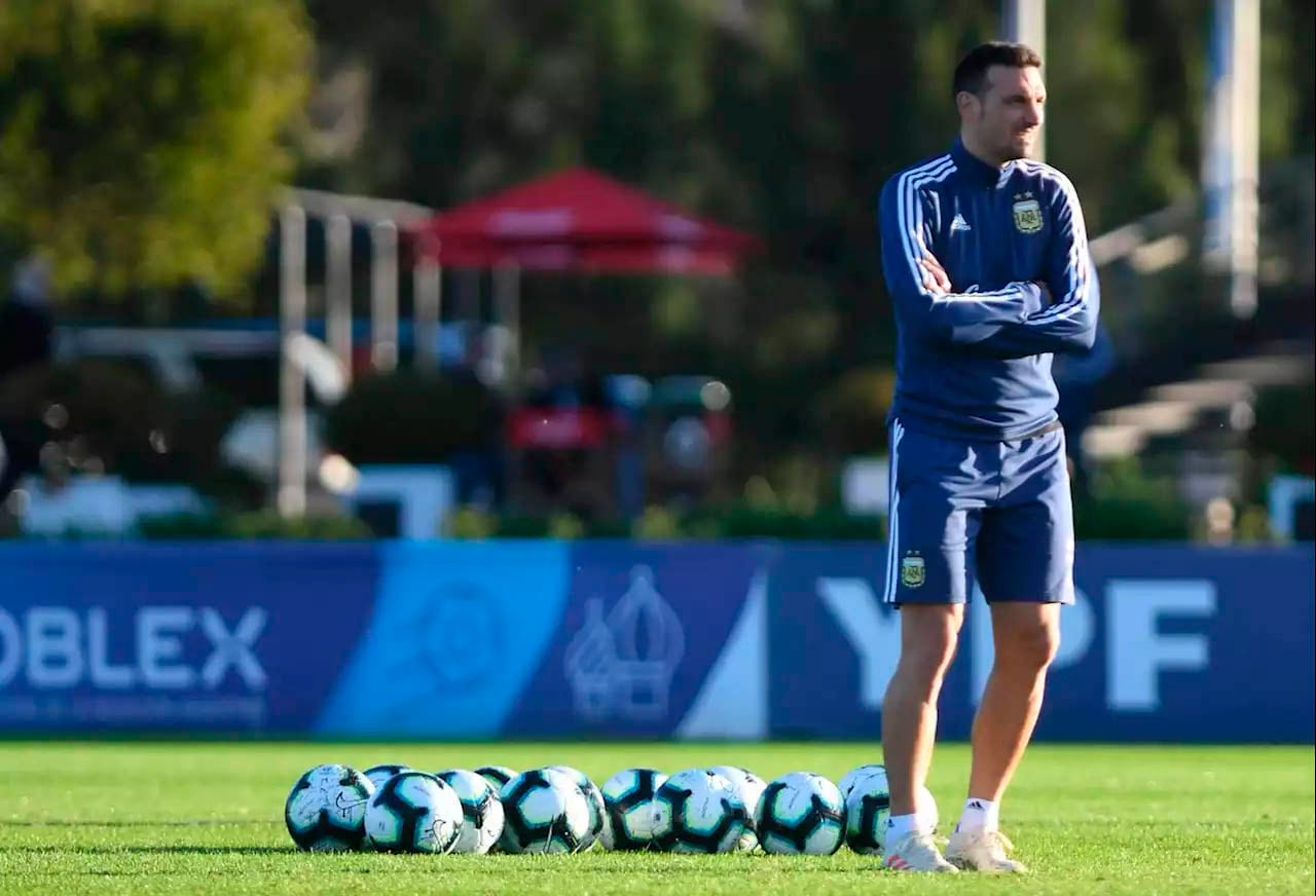 Lionel Scaloni, DT de la Selección.