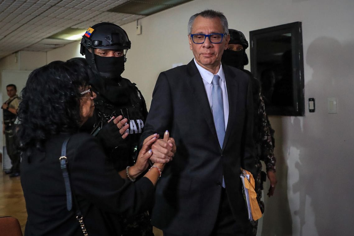 Jorge Glas, exvicepresidente de Ecuador.