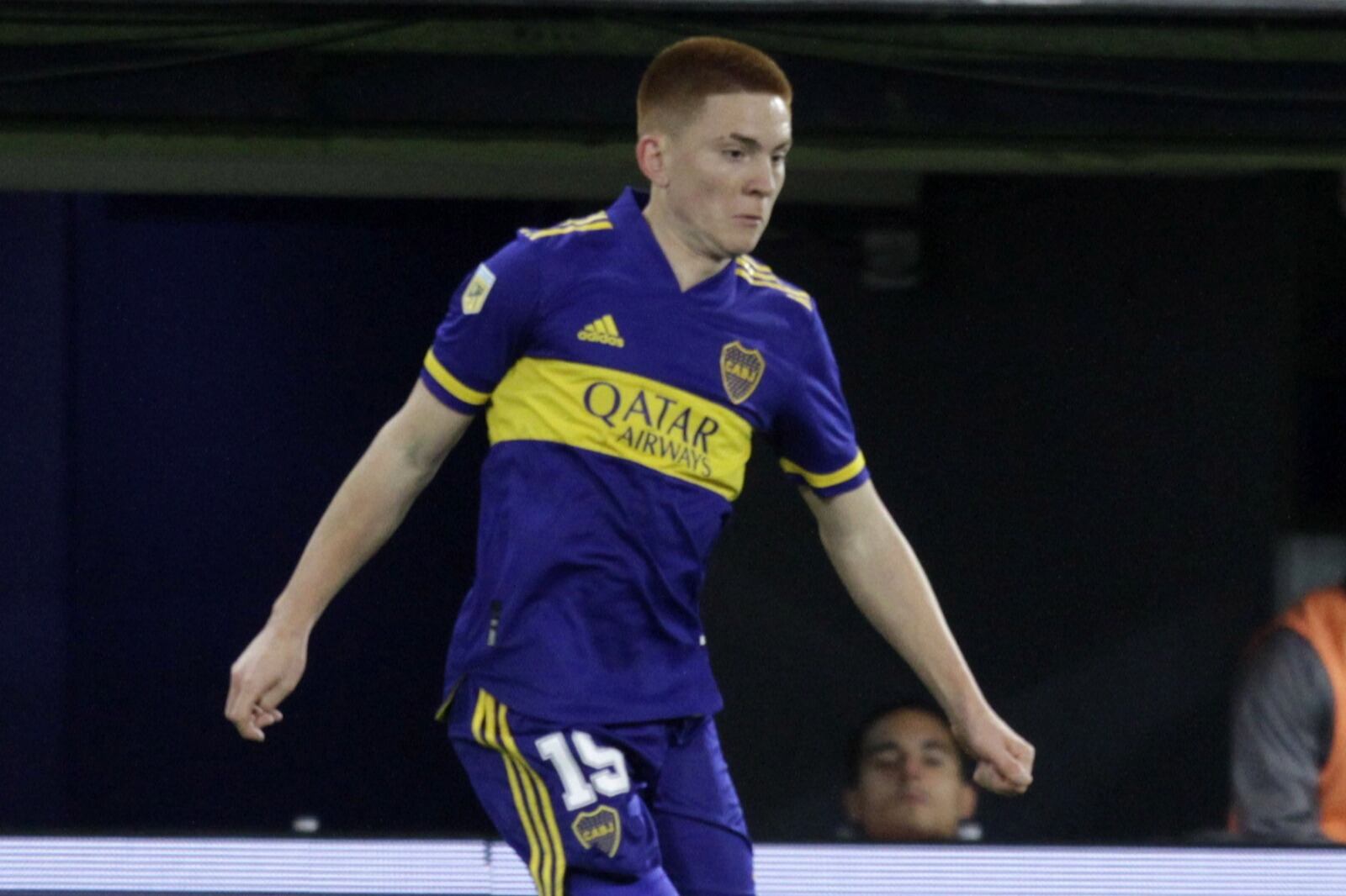 Barco, de 18 años, uno de los juveniles que el DT sumó a las prácticas.