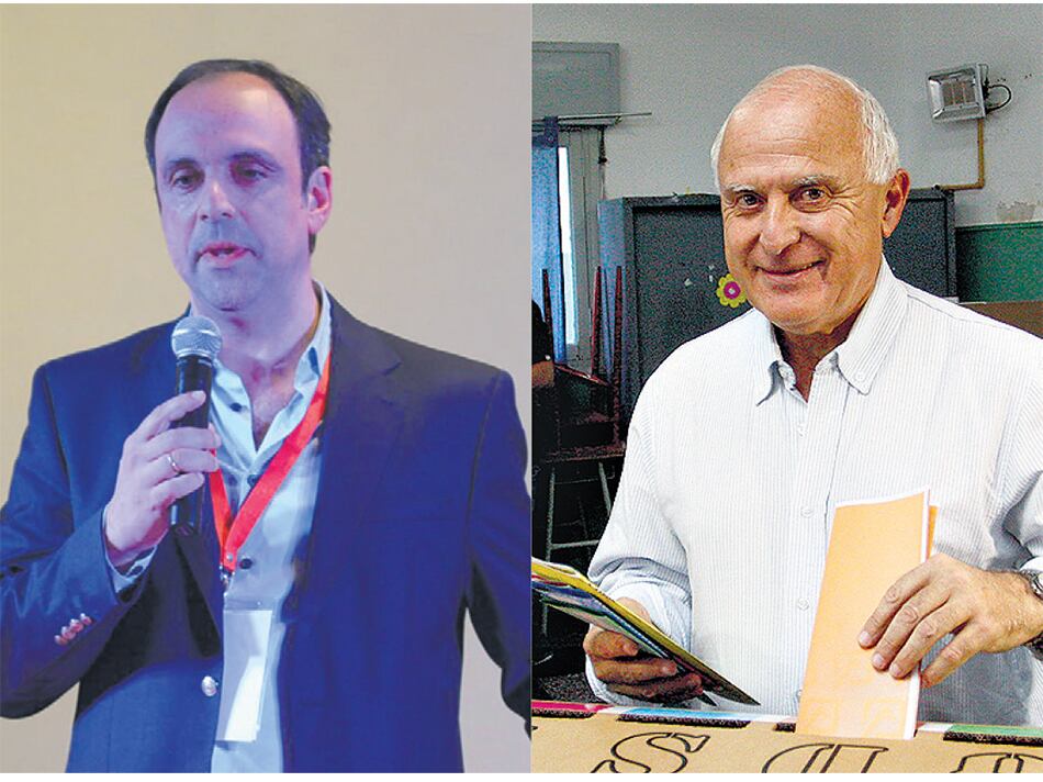El intendente José Corral y el gobernador Miguel Lifschitz.