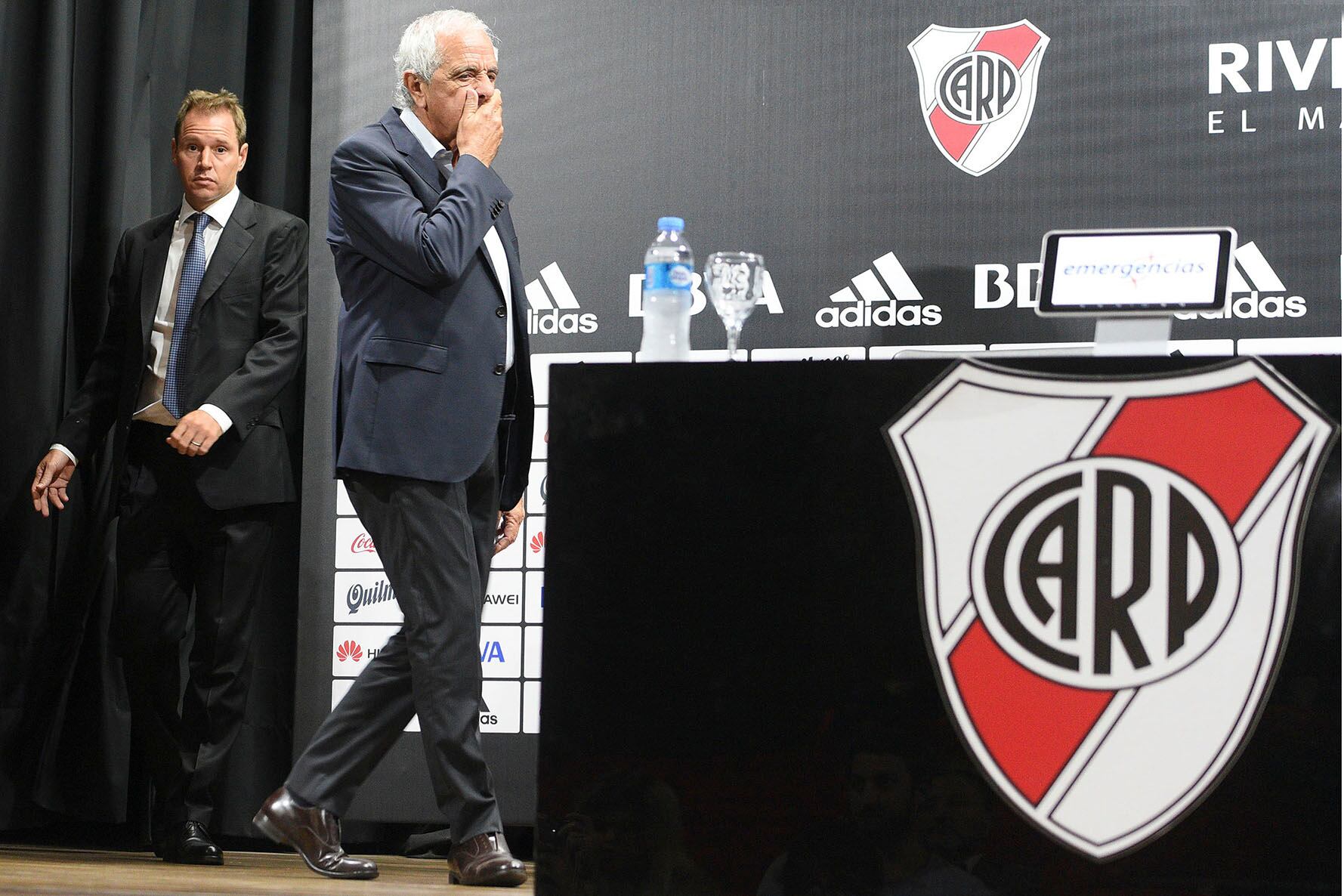 Rodlfo D'Onofrio, titular de River Plate.