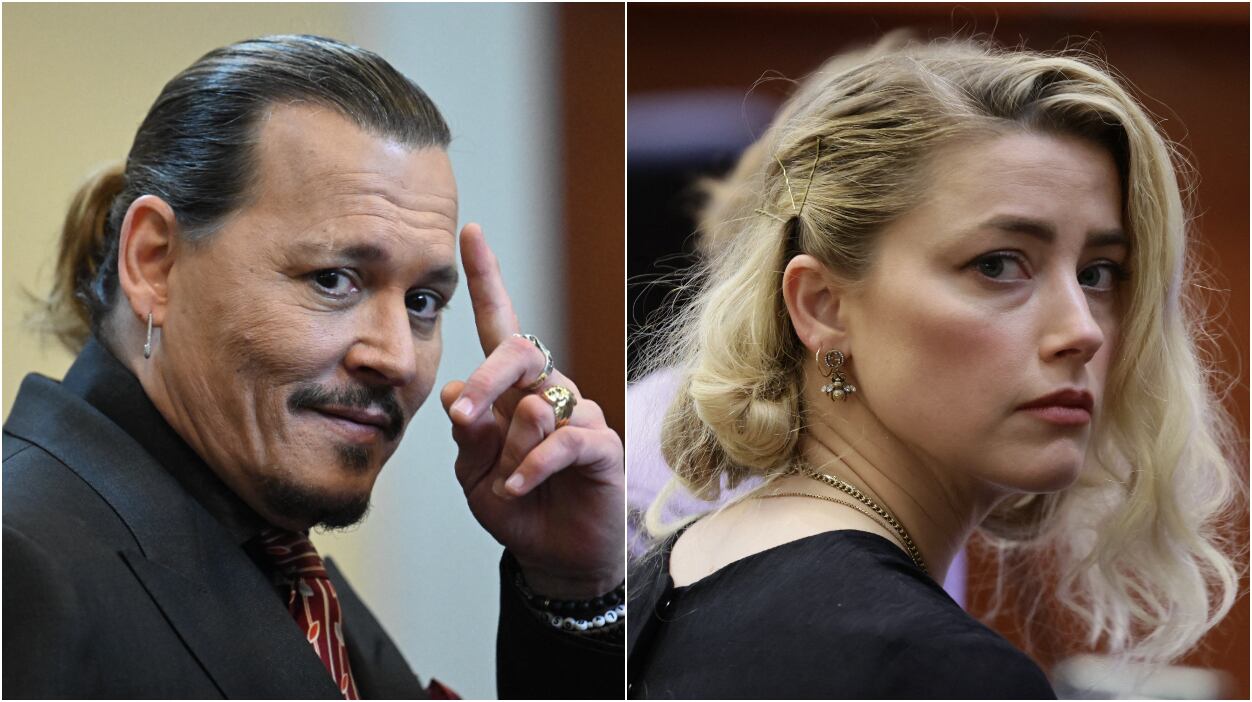 Johnny Depp fue considerado víctima de difamaciones por parte de Amber Heard en una nota de opinión publicada en un diario estadounidense (Fotos: AFP)
