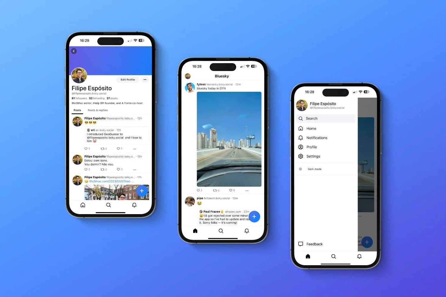 Hay una lista de espera de 1 millón de personas para poder acceder a Bluesky (Foto: Bluesky)