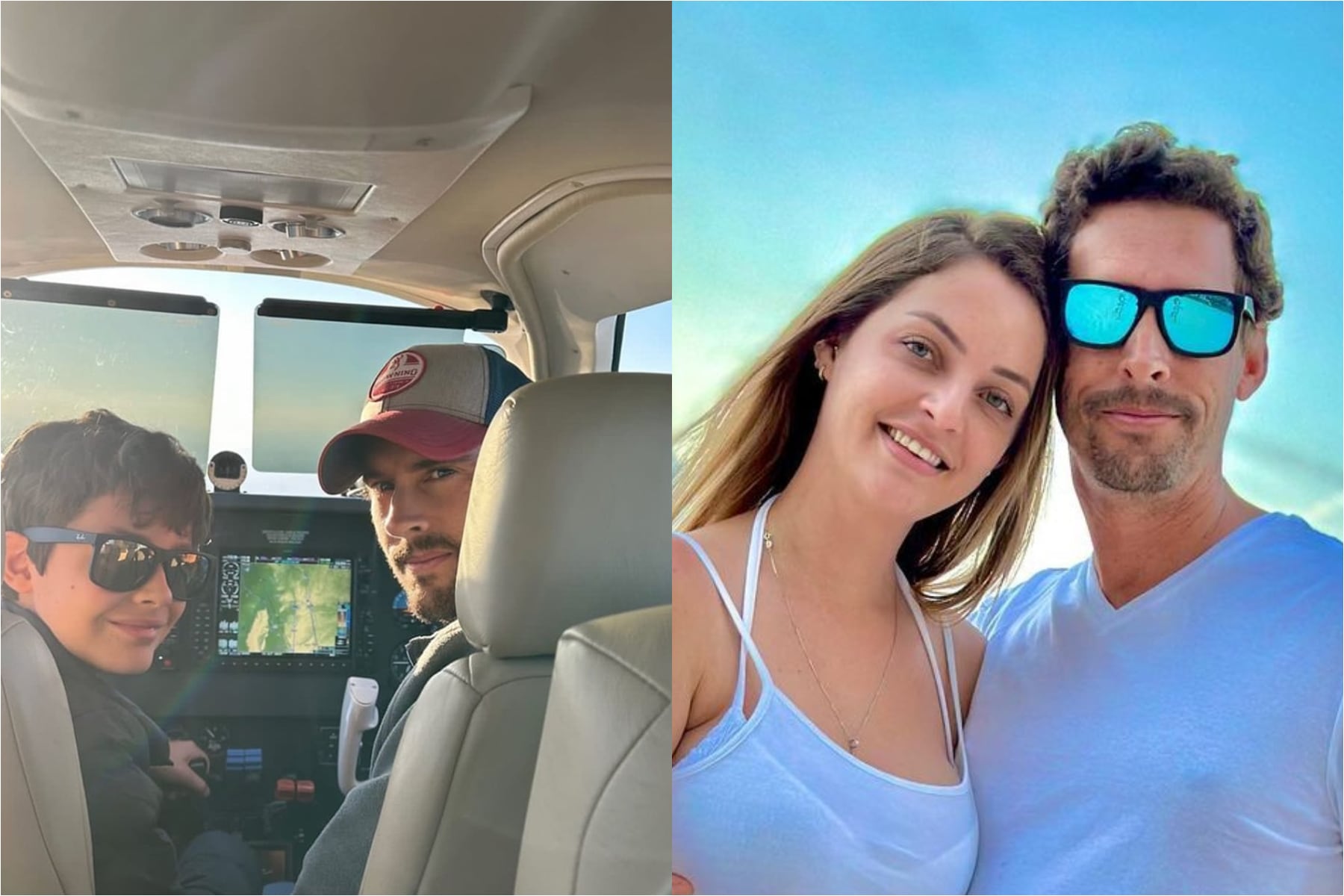 La familia Maia de Brasil quedó marcada por una dolorosa tragedia: la muerte de Garon (padre), Francisco (hijo), y Ana Paula (viuda y madrastra). (Foto: collage de fotos de Facebook e Instagram)