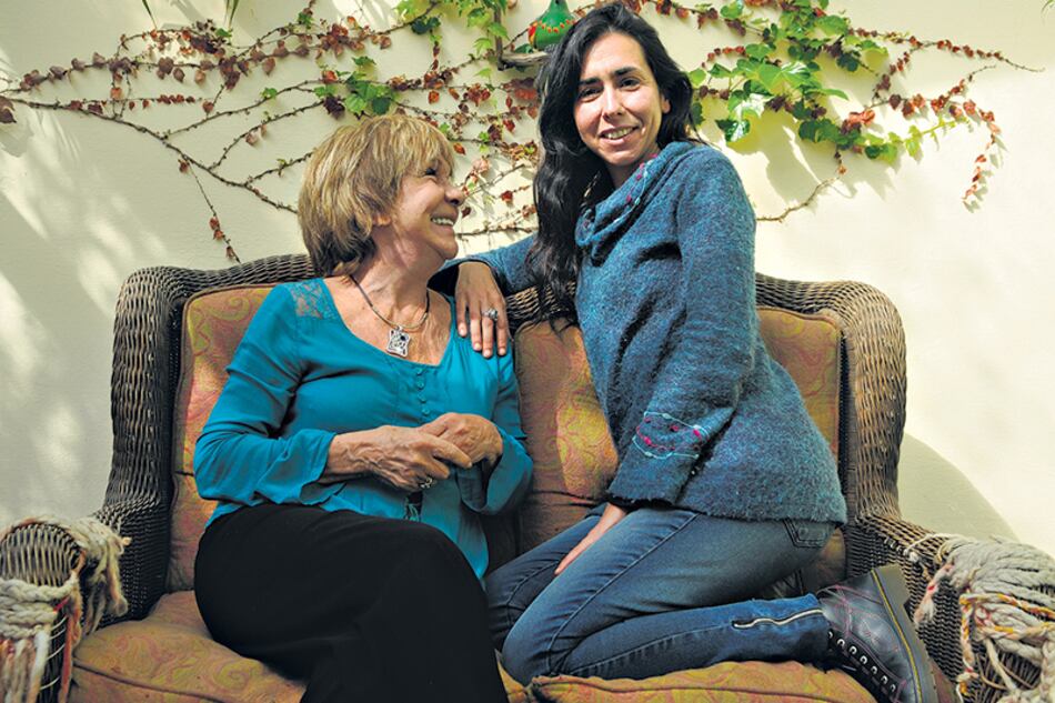 Lago y Giovine, madre e hija. La obra va sábados y domingos en el Teatro La Comedia.