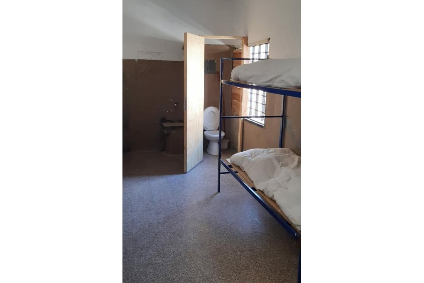 Las celdas de Dolores destinadas a los rugbiers. 