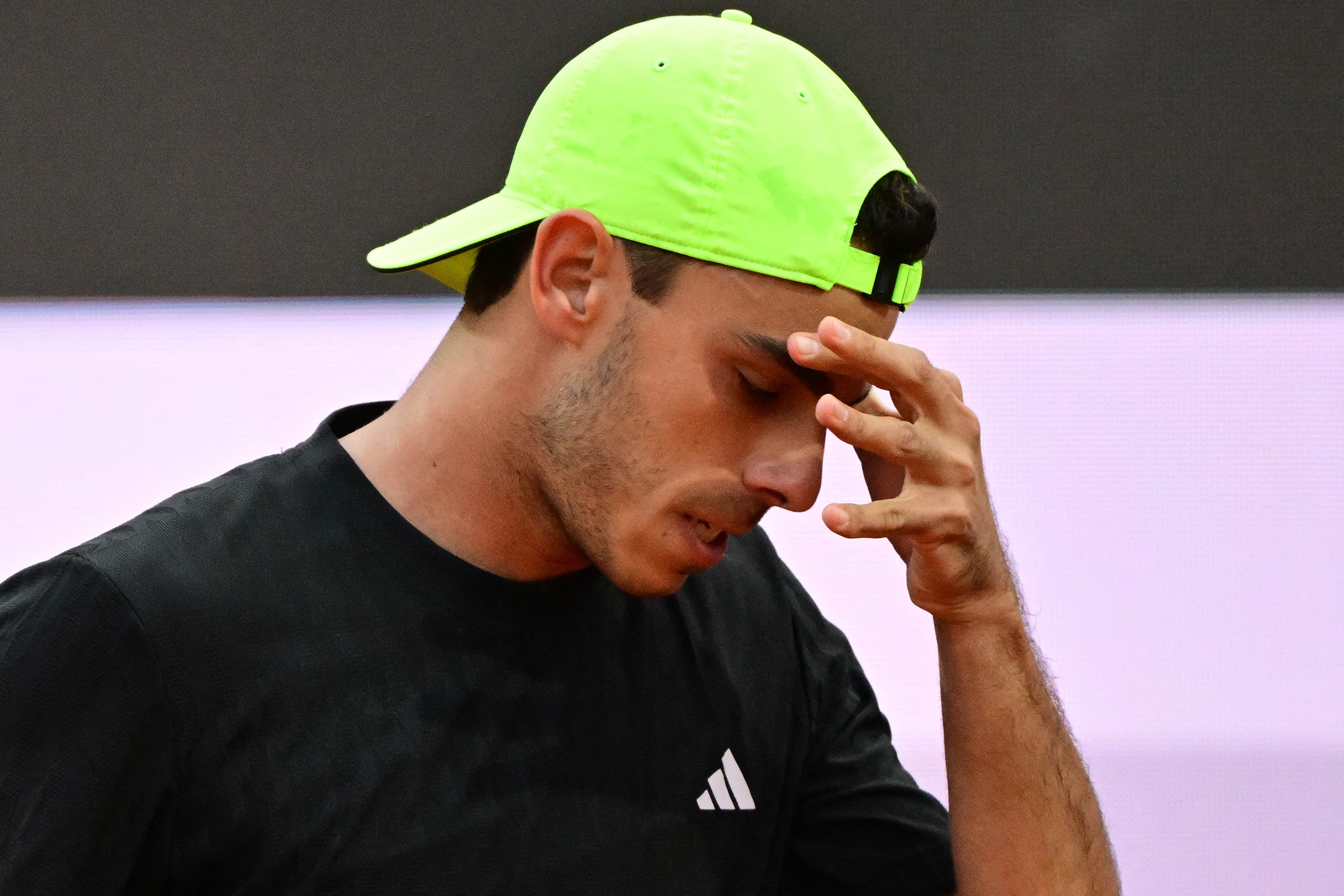 Francisco Cerúndolo no pudo contra el númoro uno del tenis