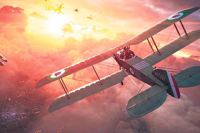 Cosa rara en el orbe digital: en Battlefield 1 hay tanques primitivos, biplanos y armas rudimentarias.