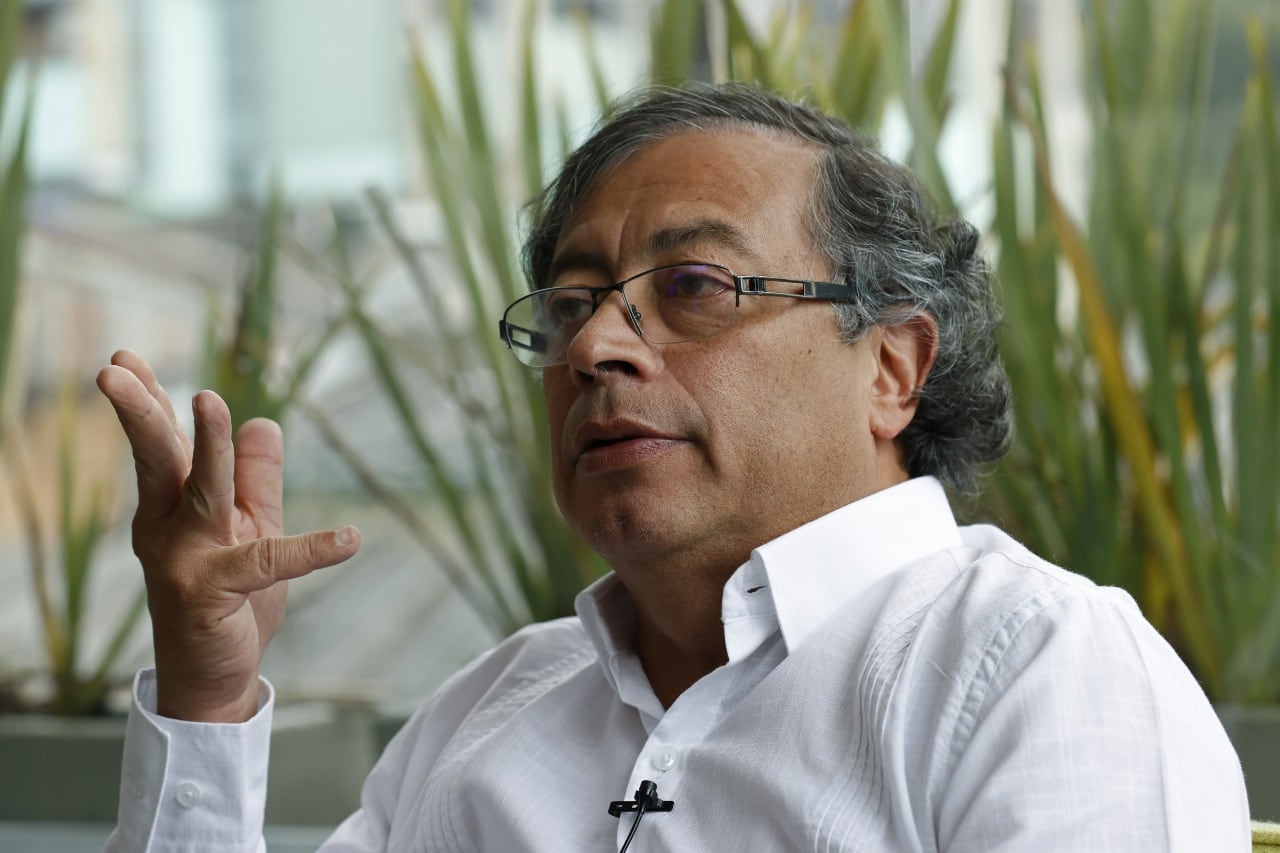 Gustavo Petro, candidato de Pacto Histórico.