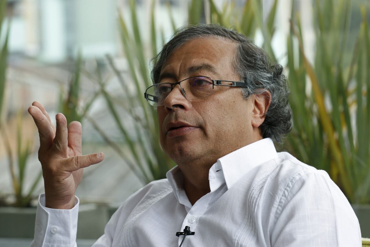 Gustavo Petro, candidato de Pacto Histórico.