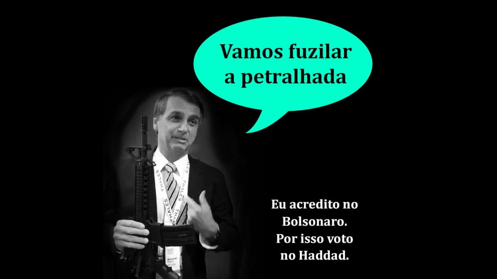 Un intenso movimiento civil llama a votar por Haddad para evitar el fascismo en Brasil.