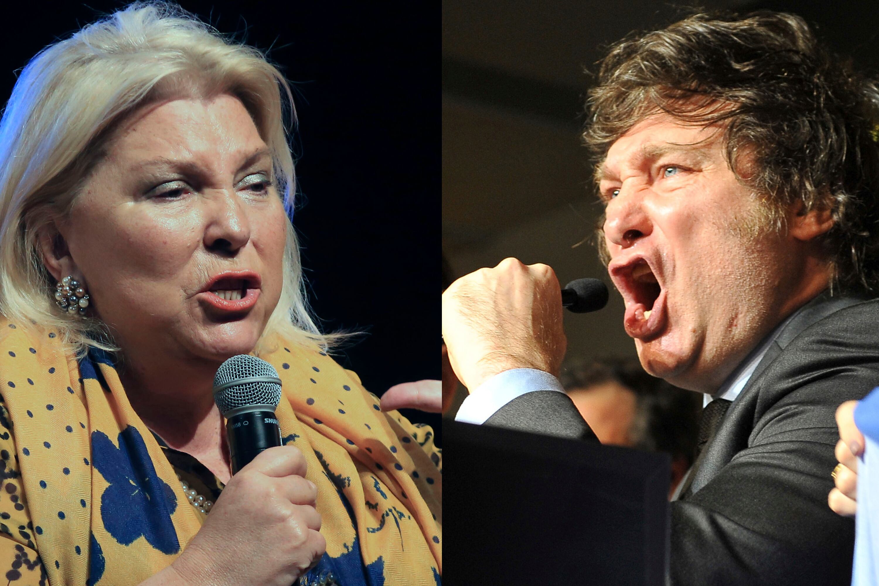 Carrió vs. Macri. La dirigente apuntó contra el economista y sus apoyos internacionales. 