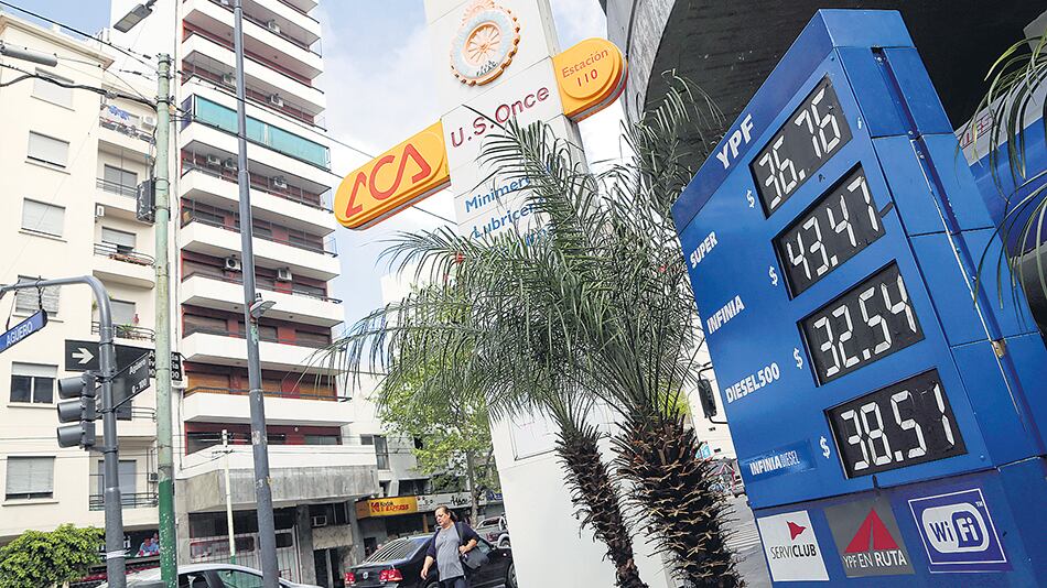 Con el incremento de ayer, ya son doce las veces que YPF aumentó sus precios en el año.