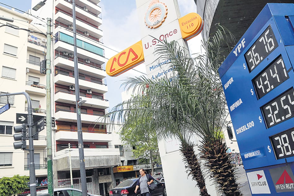 Con el incremento de ayer, ya son doce las veces que YPF aumentó sus precios en el año.